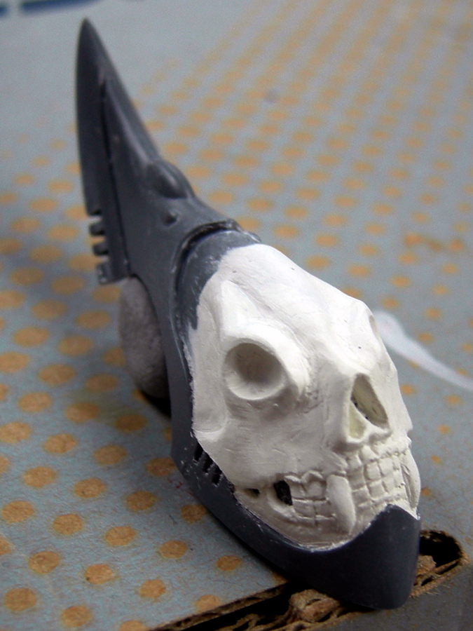 Sculpted Wraithknight Helmet